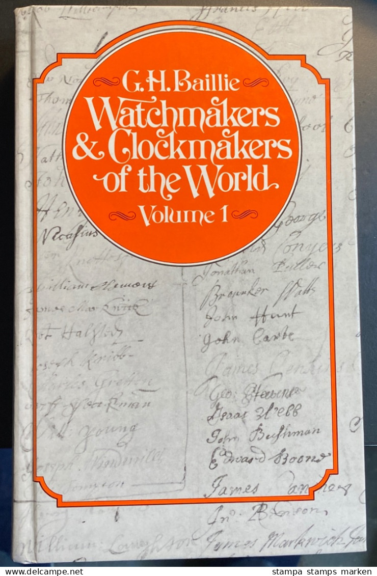 UHRENBUCH G.H. Baillie Watchmakers & Clockmakers Of The World Volume 1 Hardcover 390 Seiten Neuwertig - Jewels & Watches