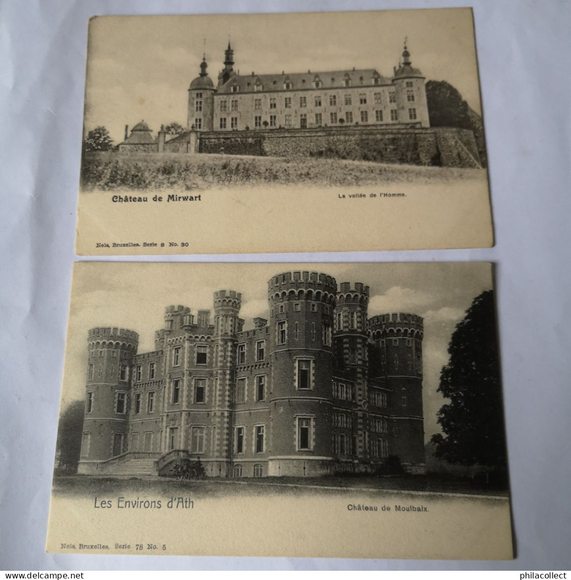 Collectie Belgie - Belgique 43 x Chateau - Kasteel ca 1900