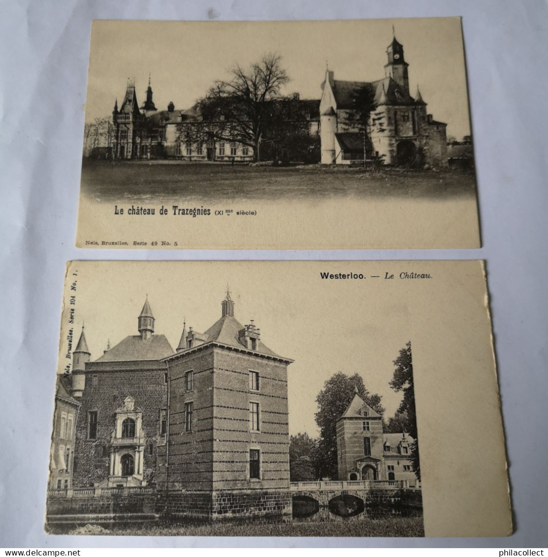 Collectie Belgie - Belgique 43 x Chateau - Kasteel ca 1900