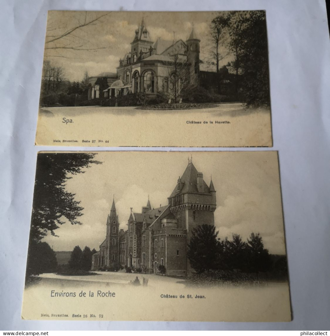 Collectie Belgie - Belgique 43 x Chateau - Kasteel ca 1900