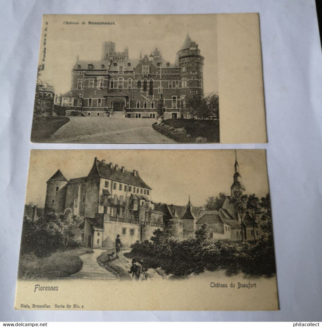 Collectie Belgie - Belgique 43 x Chateau - Kasteel ca 1900