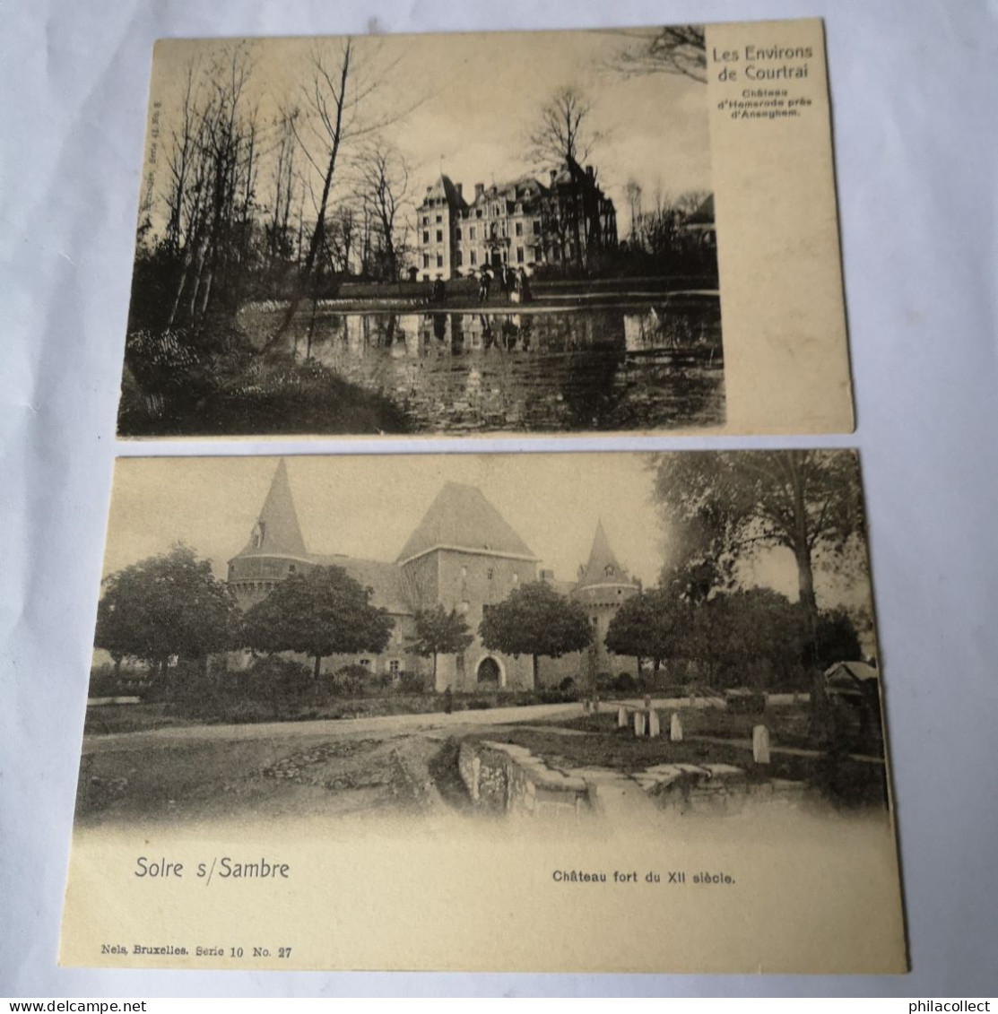 Collectie Belgie - Belgique 43 x Chateau - Kasteel ca 1900