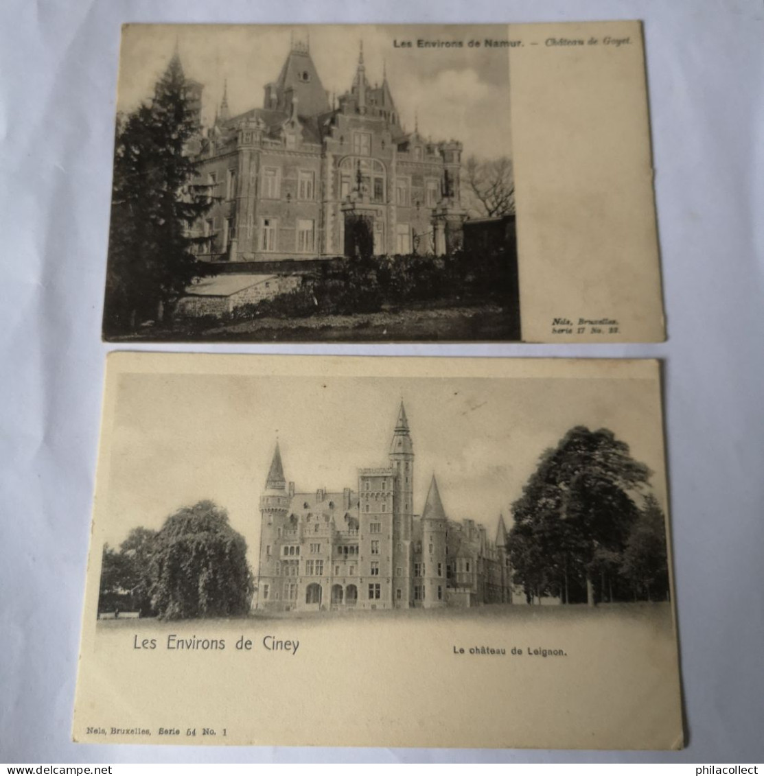 Collectie Belgie - Belgique 43 x Chateau - Kasteel ca 1900