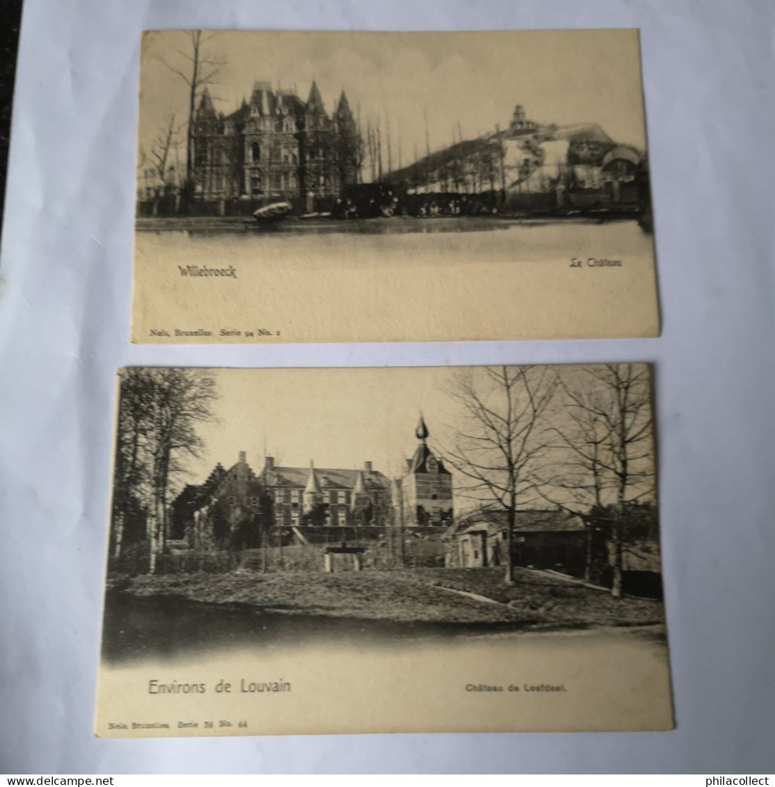 Collectie Belgie - Belgique 43 x Chateau - Kasteel ca 1900