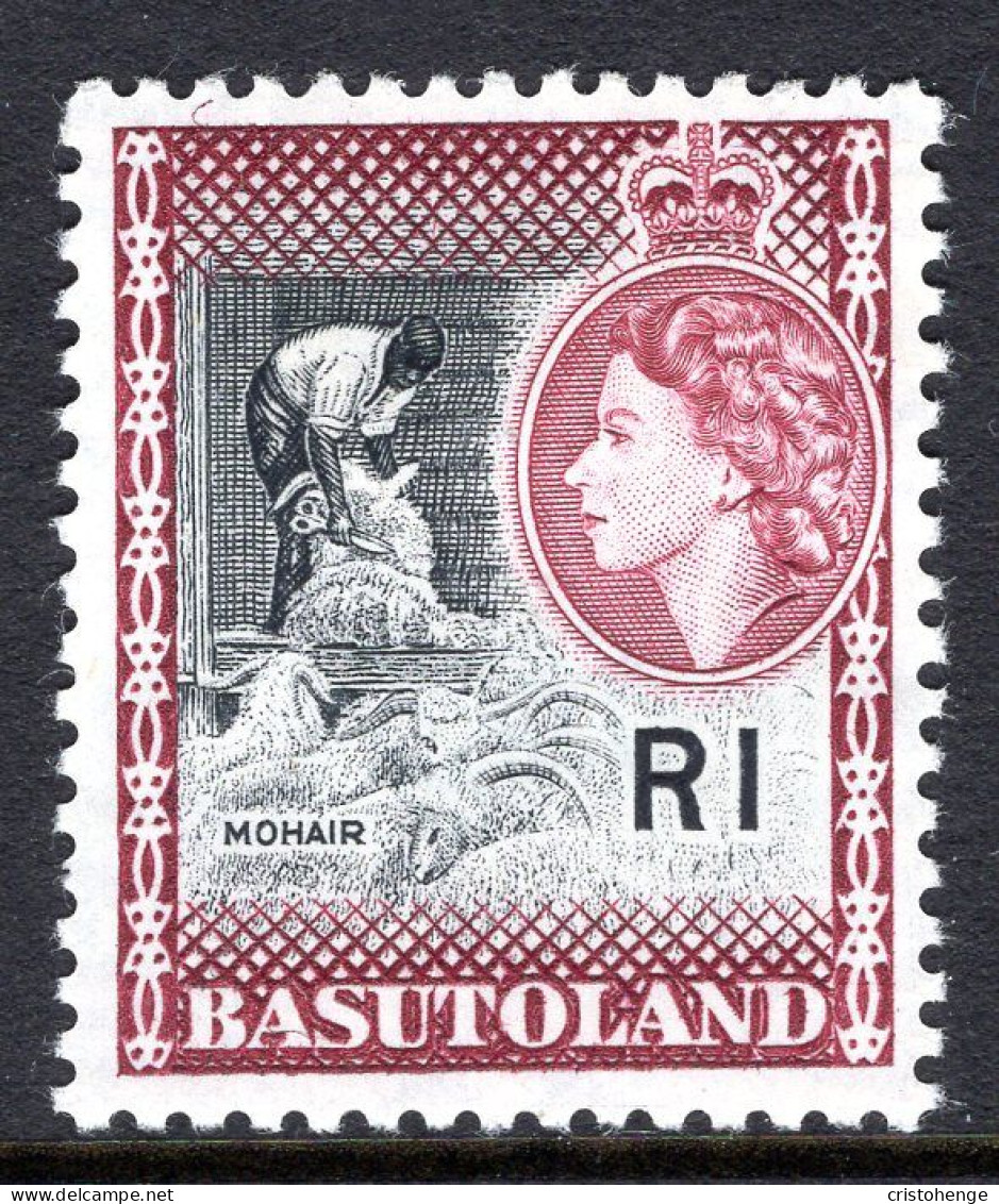 Basutoland 1961-63 Decimal Pictorials - 1r Mohair HM (SG 79) - 1933-1964 Colonie Britannique