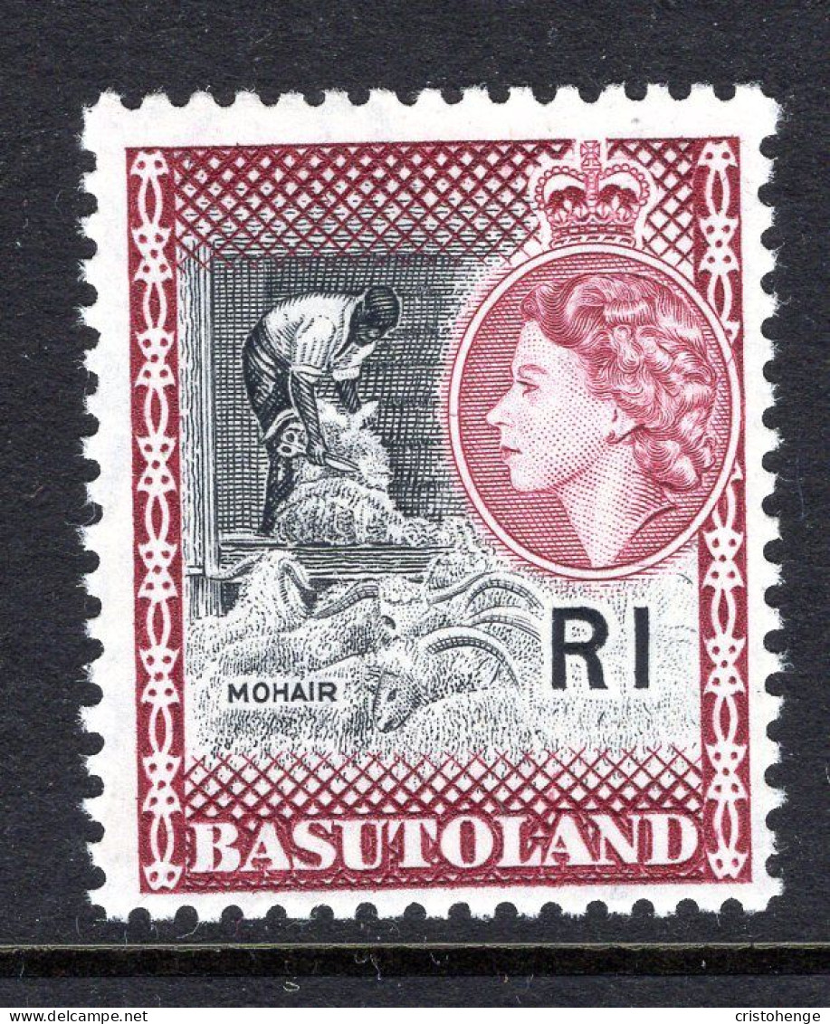 Basutoland 1961-63 Decimal Pictorials - 1r Mohair HM (SG 79) - 1933-1964 Colonie Britannique