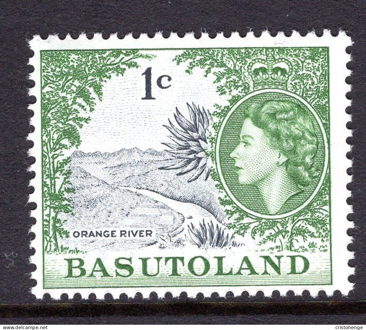 Basutoland 1964 Decimal Pictorials - New Wmk. - 1c Orange River HM (SG 84) - 1933-1964 Colonie Britannique