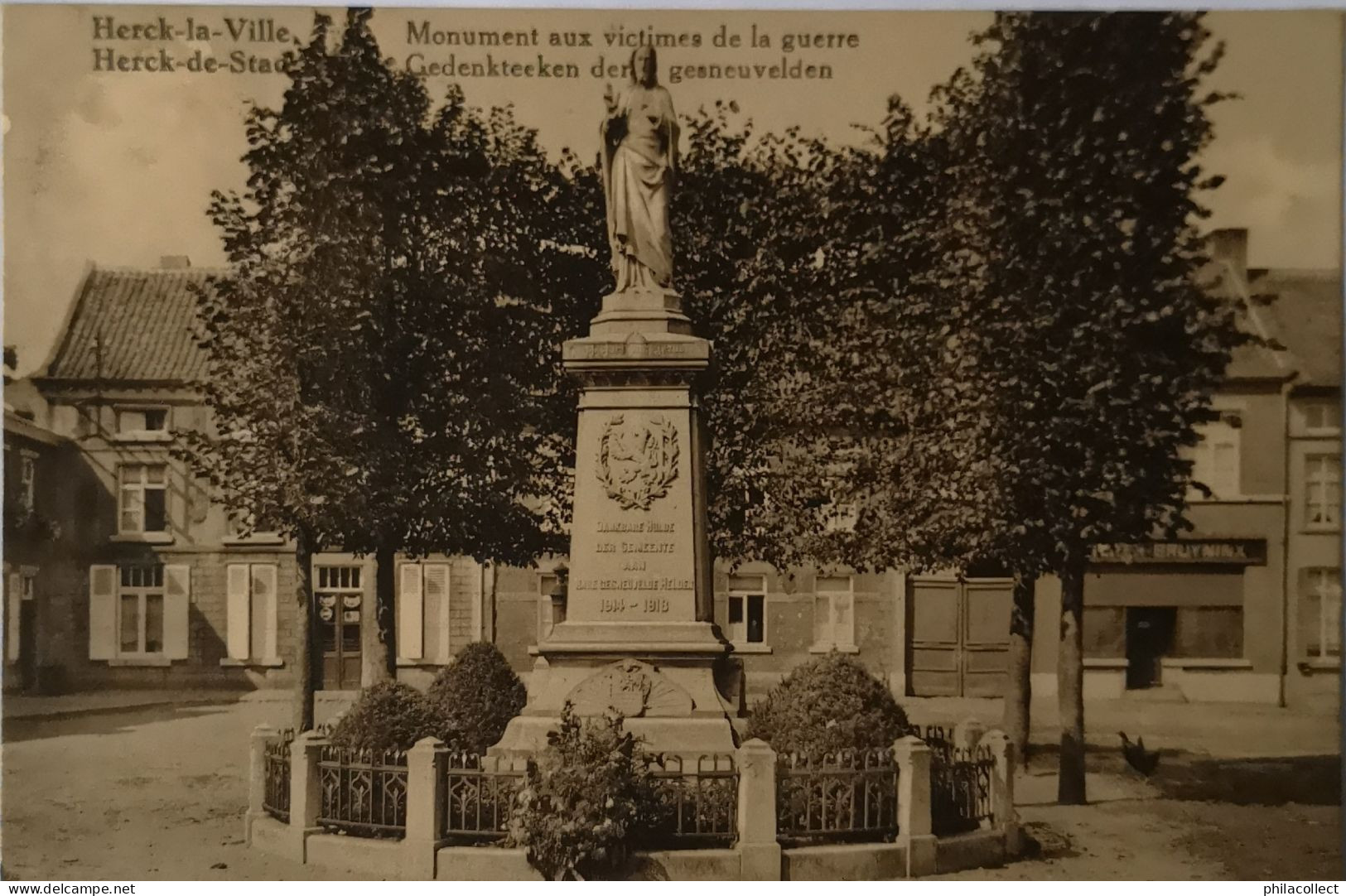 Herck La Ville - Herk De Stad // Monument Aux Victims De La Guerre (niet Standaard Zicht) 19?? - Herk-de-Stad