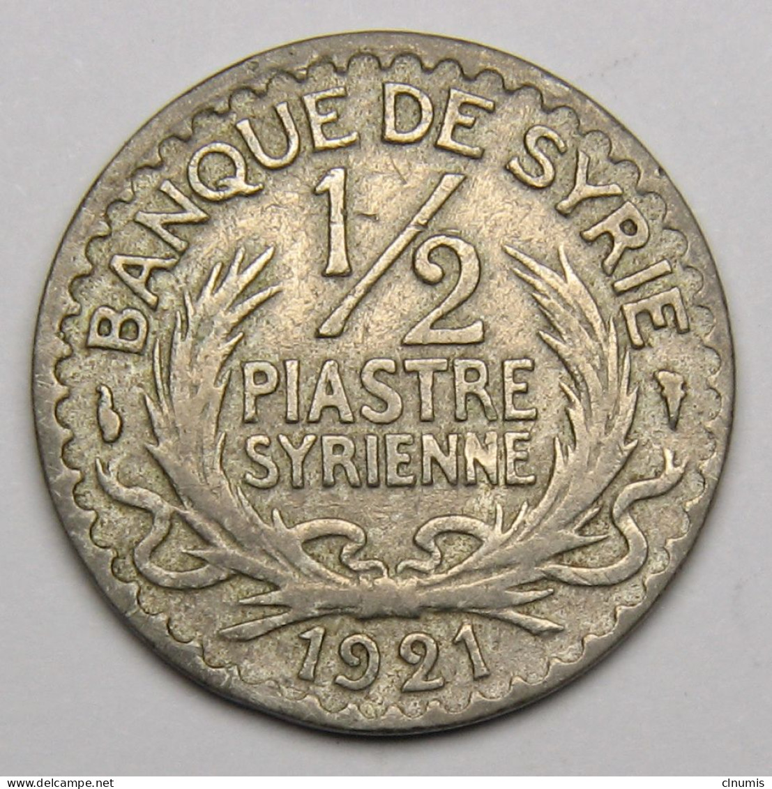 Syrie, 1/2 Piastre, Banque De Syrie, 1921 - Siria