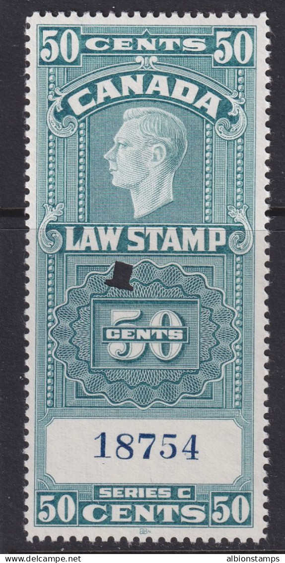 Canada Revenue (Federal), Van Dam FSC25a, Used - Steuermarken