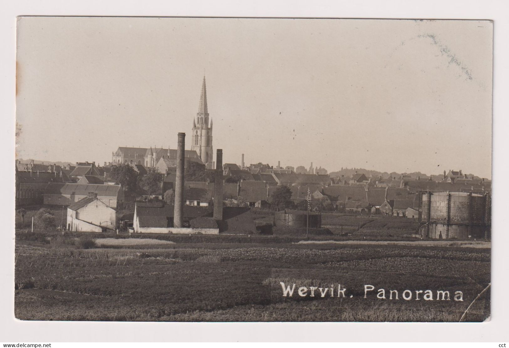 Wervik    FOTOKAART   Panorama    EERSTE WERELDOORLOG - Wervik