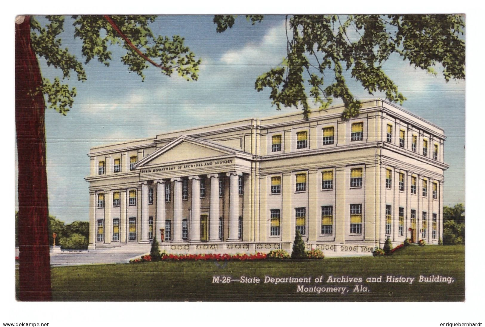 ESTADOS UNIDOS • MONTGOMERY - ALABAMA • STATE DEPARTMENT OF ARCHIVES AND HISTORY BUILDING - Montgomery