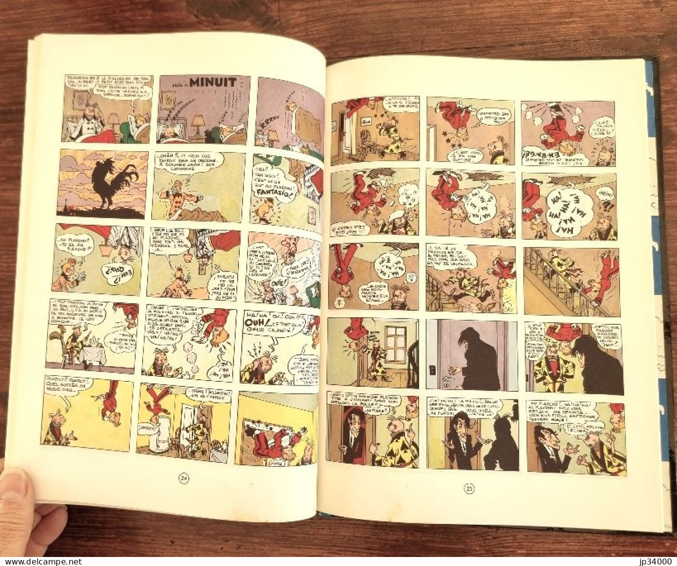 Les Chapeaux Noirs Et 3 Autres Aventures De SPIROU Et Fantasio (N°3) 1972 (C) Dos Rond Bleu - Spirou Et Fantasio