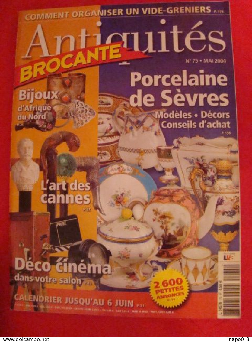 lot de 36 numéros du magazine "ANTIQUITES  BROCANTE" du numéro 37 au numéro 72