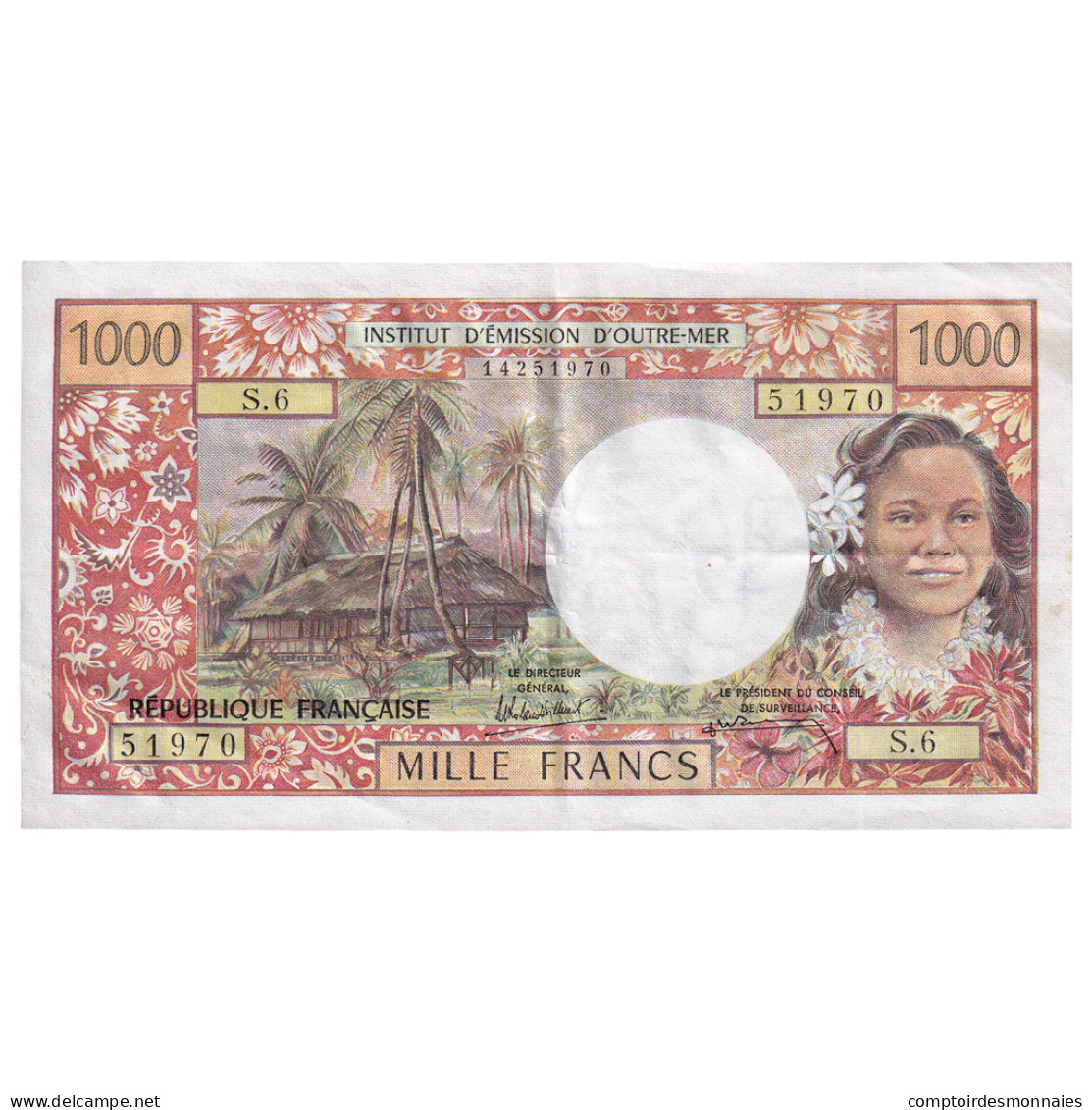 Billet, Tahiti, 1000 Francs, 1983, TAHITI PACIFIC STATES, KM:27c, SUP+ - Papeete (French Polynesia 1914-1985)