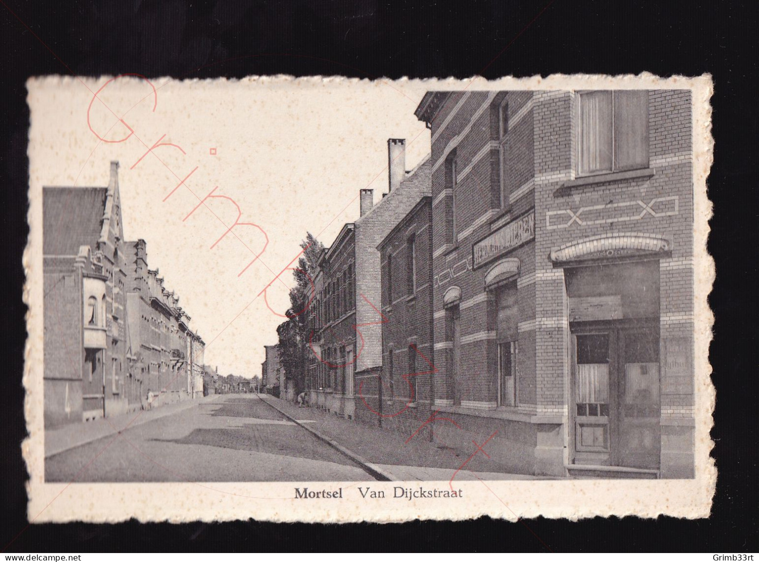 Mortsel - Van Dijckstraat - Postkaart - Mortsel