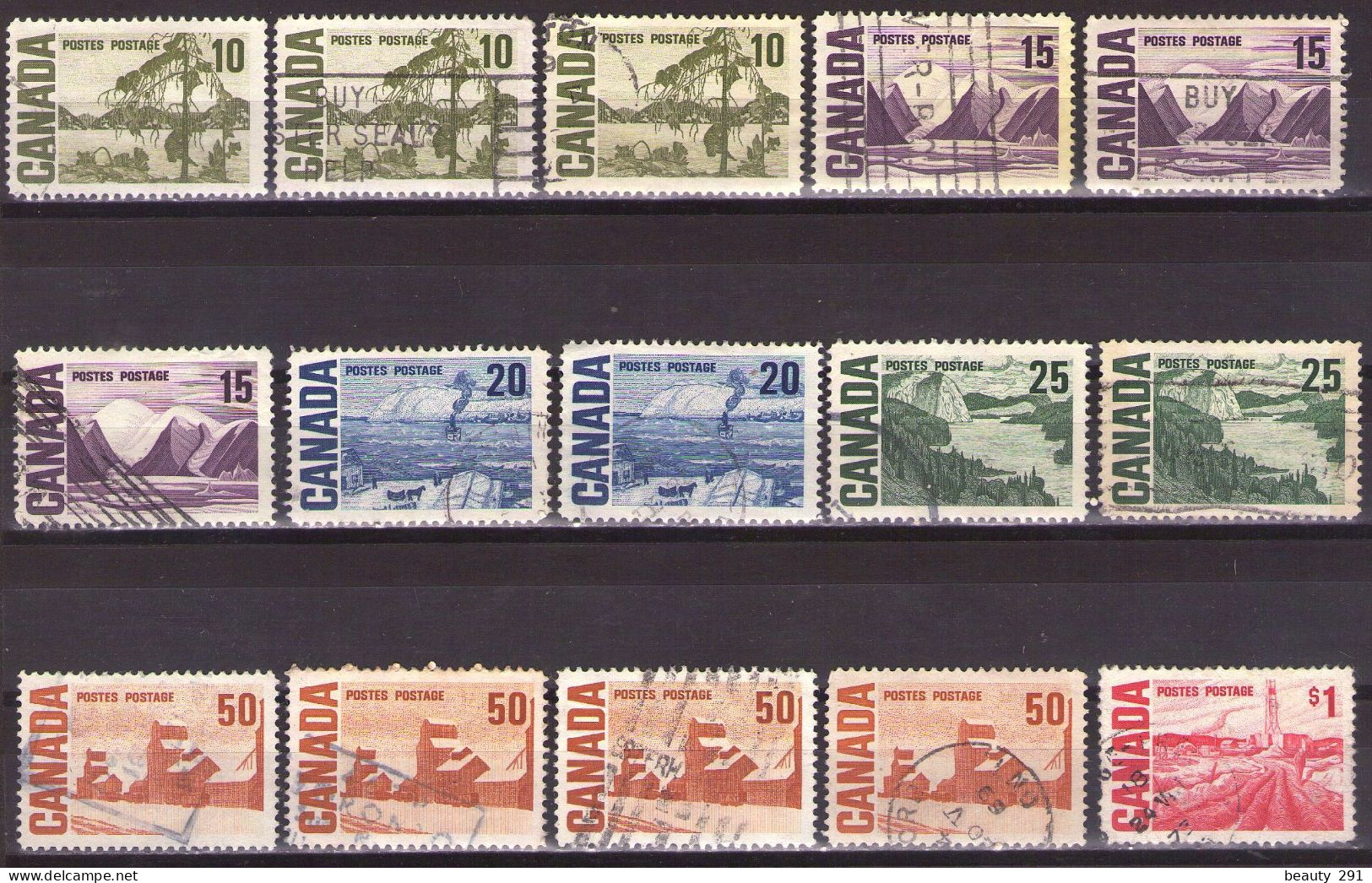 Canada 1967 - ELIZABETH II - Mi 404-409 - USED - Gebruikt