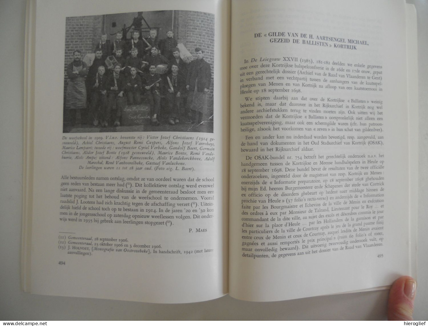 Leiegouw 12.1987 Leie Kortrijk Bellegem Roncevaelsche Oostrozebeke Oxford Lodewijk van Male Jan Van Der Asselt