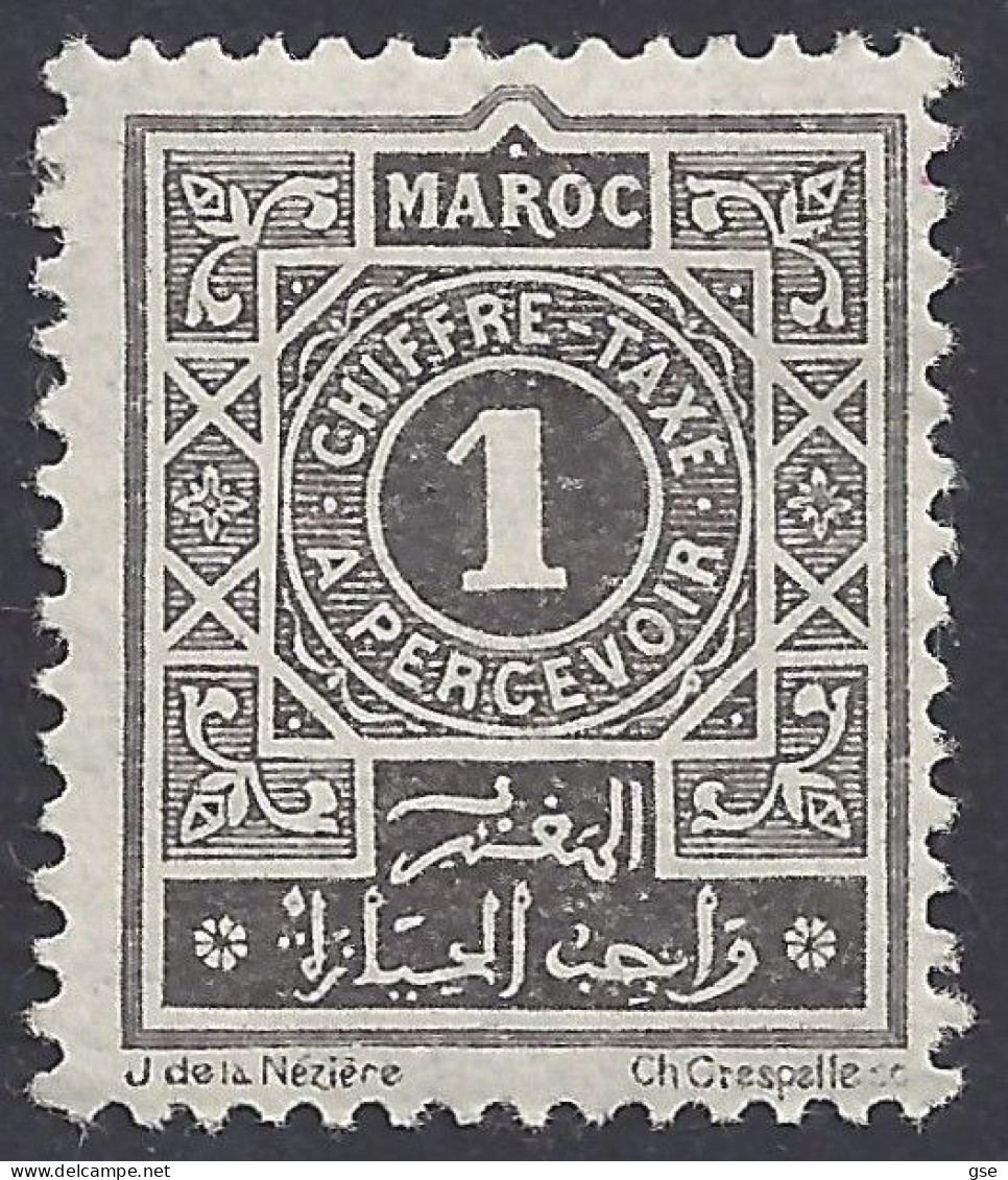 MAROCCO 1917-26 - Yvert 27** - Tasse | - Segnatasse