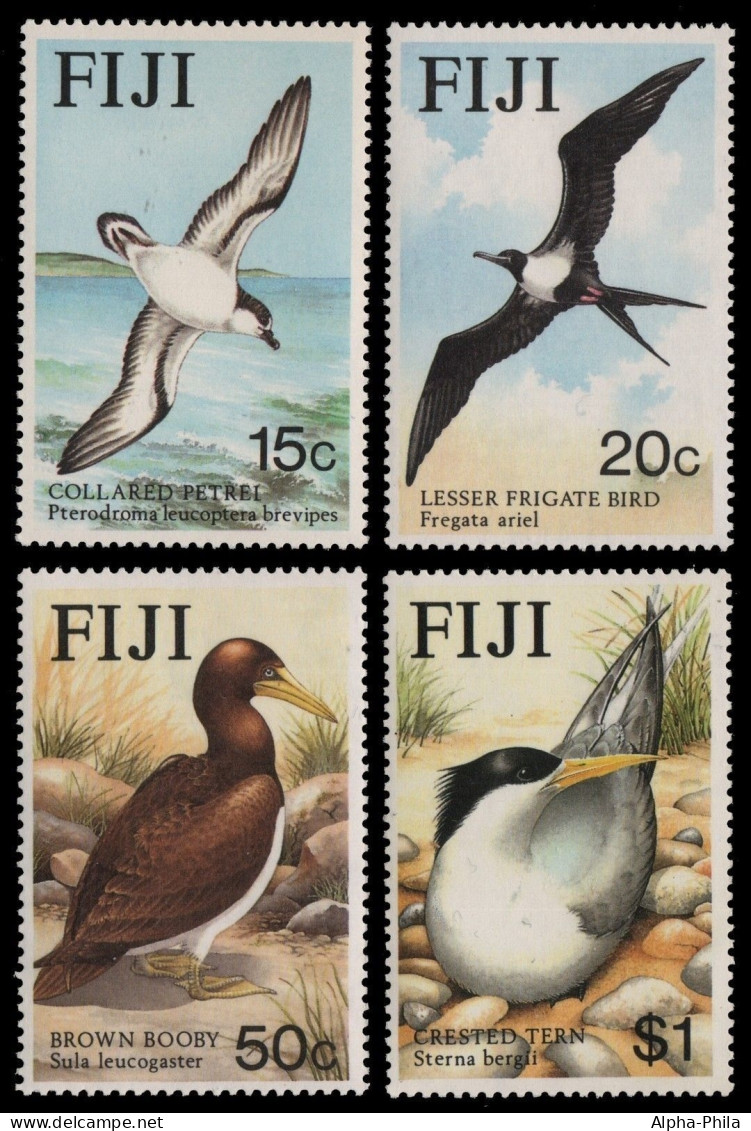 Fidschi 1985 - Mi-Nr. 534-537 ** - MNH - Vögel / Birds - Fiji (...-1970)