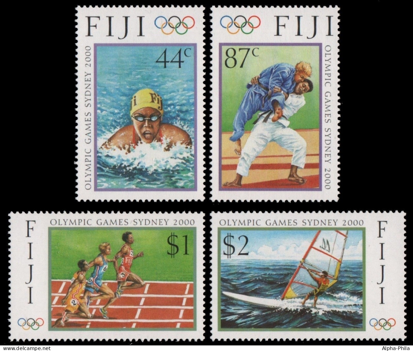Fidschi 2000 - Mi-Nr. 940-943 ** - MNH - Olympia Sydney - Fiji (...-1970)
