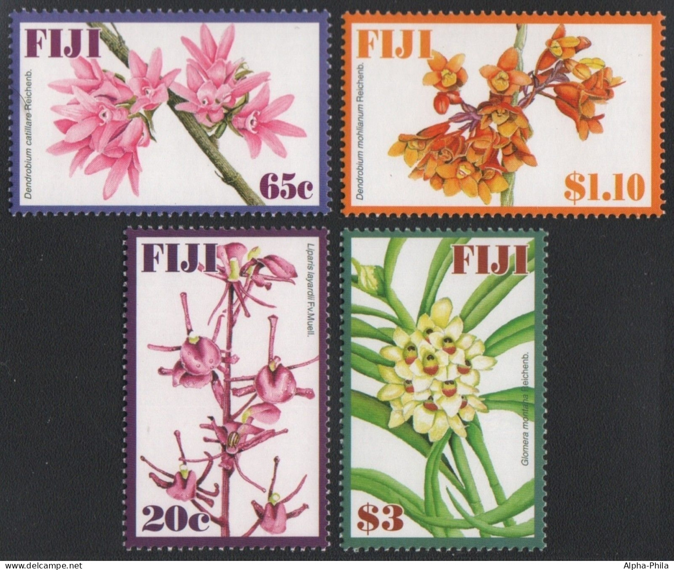 Fidschi 2007 - Mi-Nr. 1216-1219 ** - MNH - Orchideen / Orchids - Fiji (...-1970)