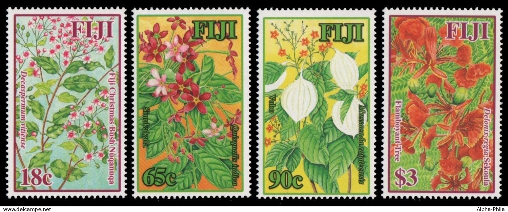 Fidschi 2006 - Mi-Nr. 1189-1192 ** - MNH - Blüten / Blossoms - Fiji (...-1970)