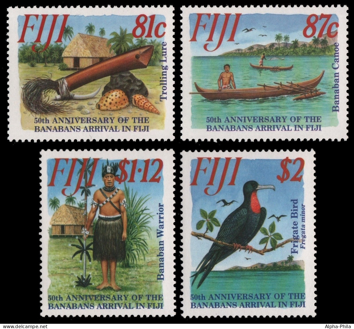 Fidschi 1996 - Mi-Nr. 757-760 ** - MNH - Banaban - Fiji (...-1970)