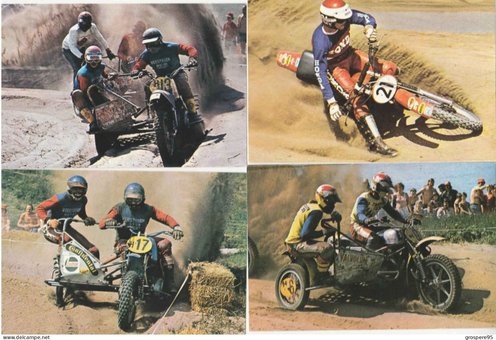 MOTOCROSS  MOTORCROSS LOT 16 CARTES - Motorcycle Sport