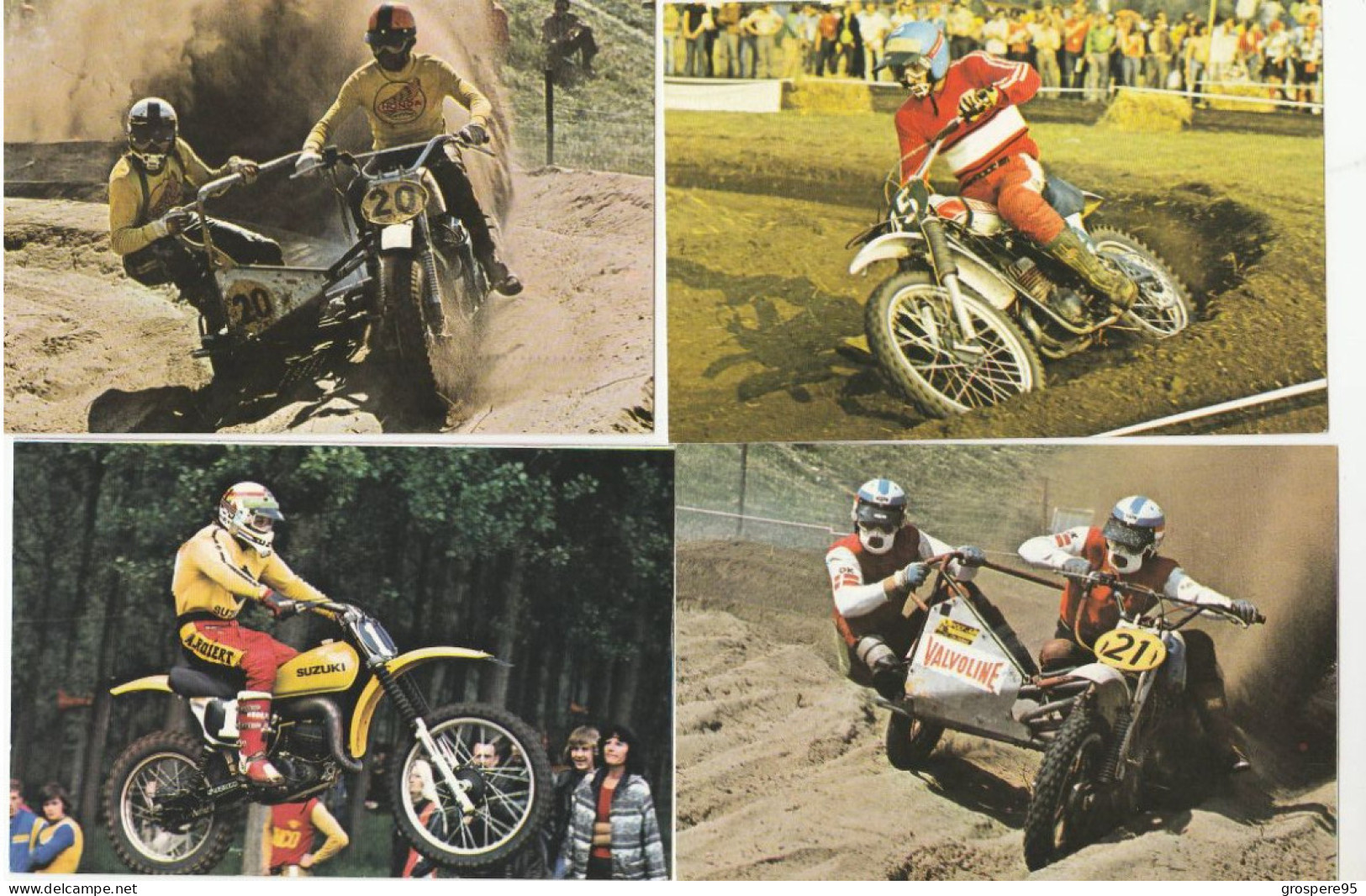 MOTOCROSS  MOTORCROSS LOT 16 CARTES - Motorcycle Sport