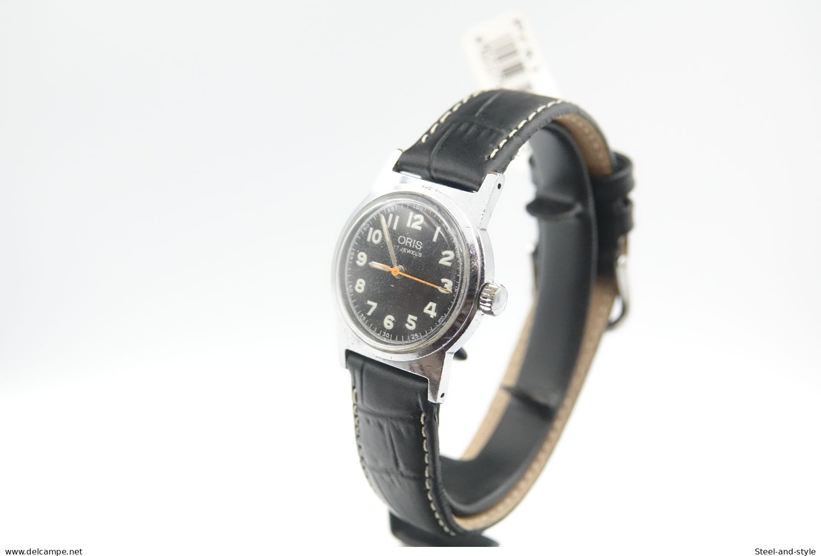 Watches : ORIS MEN MILITARY STYLE - 17 Jewels - Original - Swiss Made - Running - 1950's - Excelent Condition - Montres Modernes