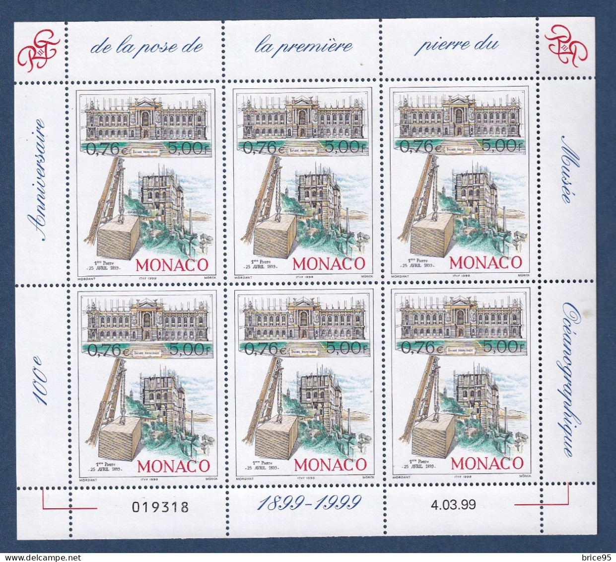 Monaco - YT N° 2201 ** - Neuf Sans Charnière - 1999 - Neufs