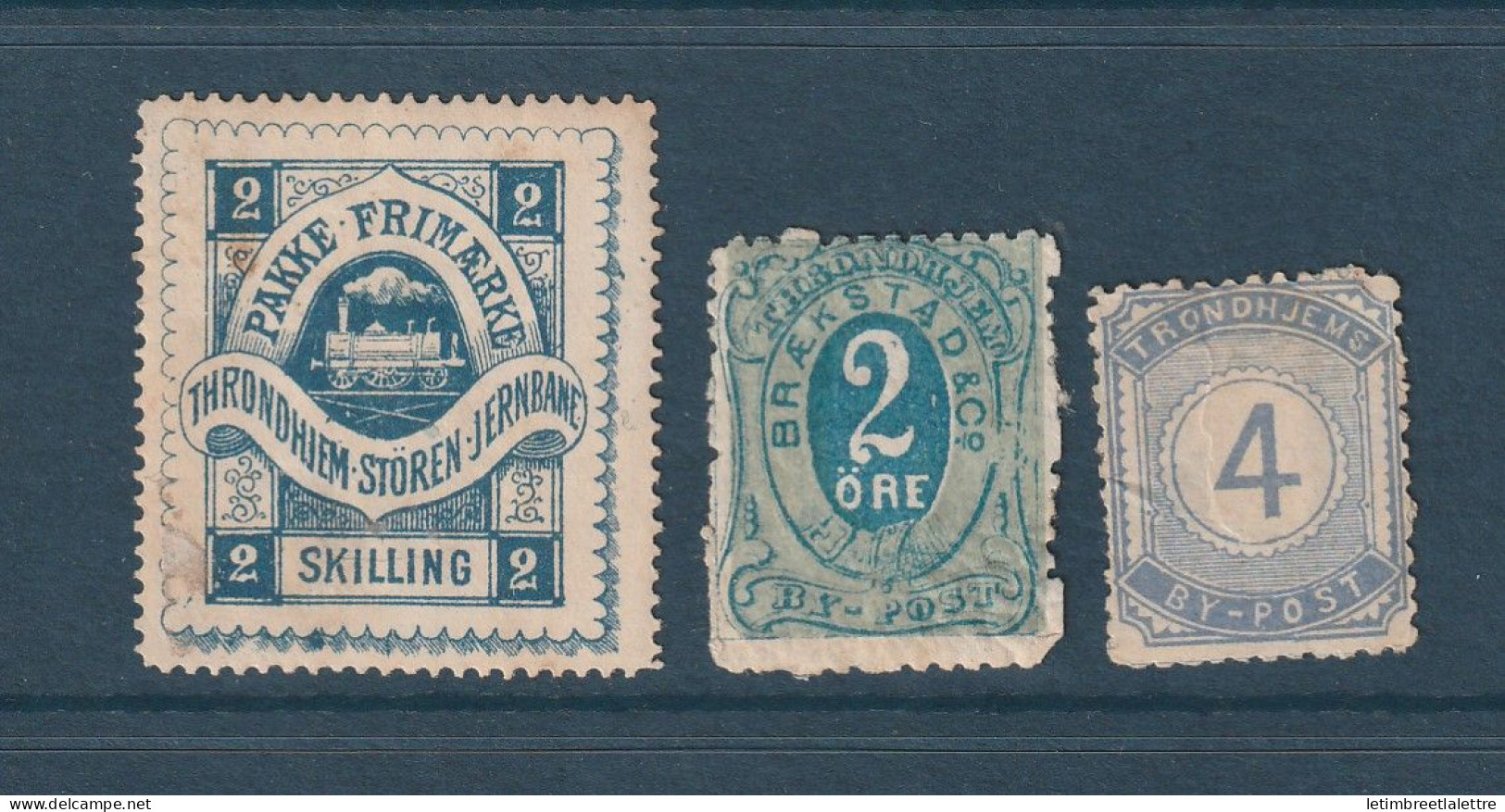 Norvège  Trondhjems - Timbres Locaux - Emissioni Locali