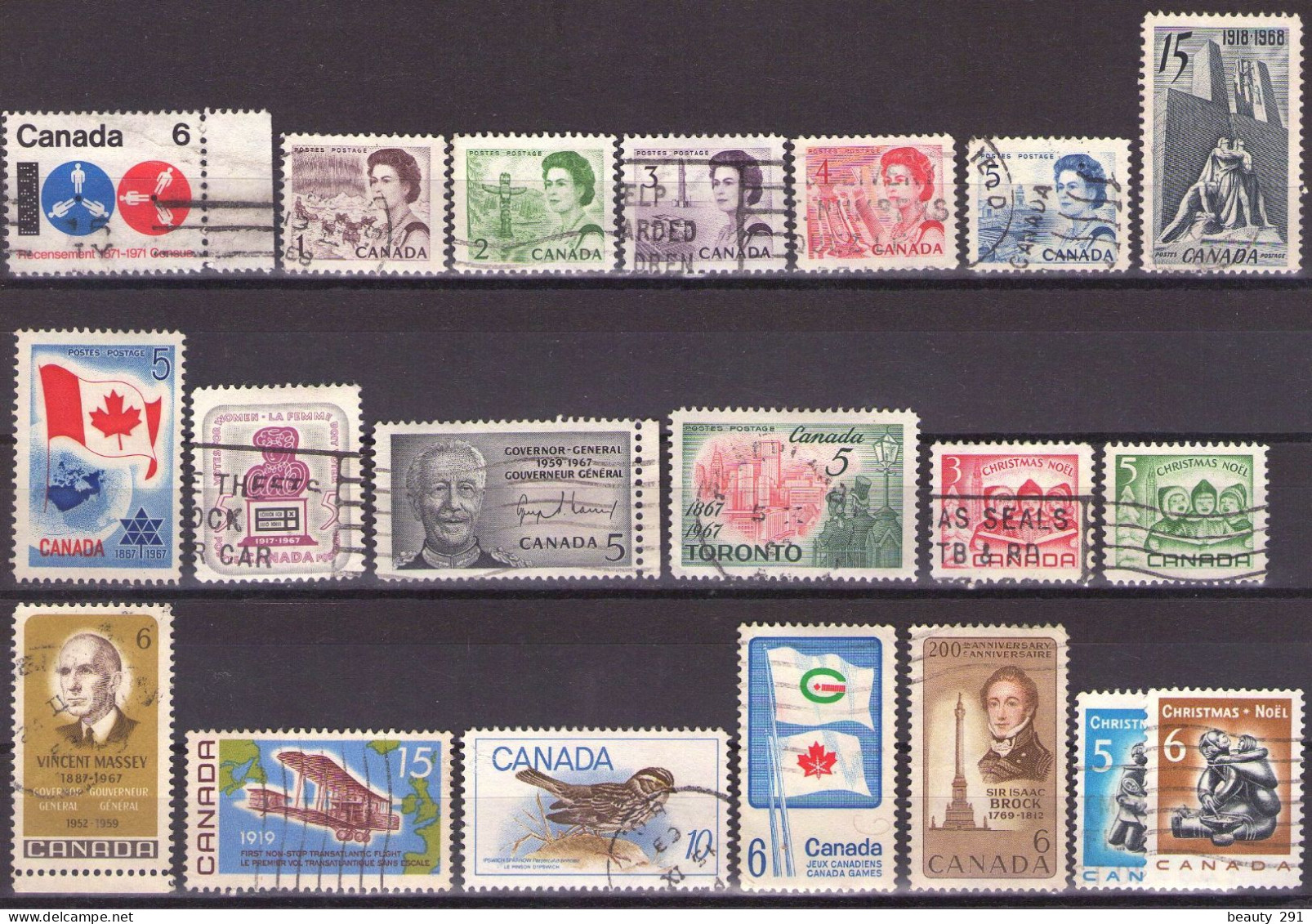 Canada 1967 - 1969 - ELIZABETH II - LOT - USED - Gebruikt