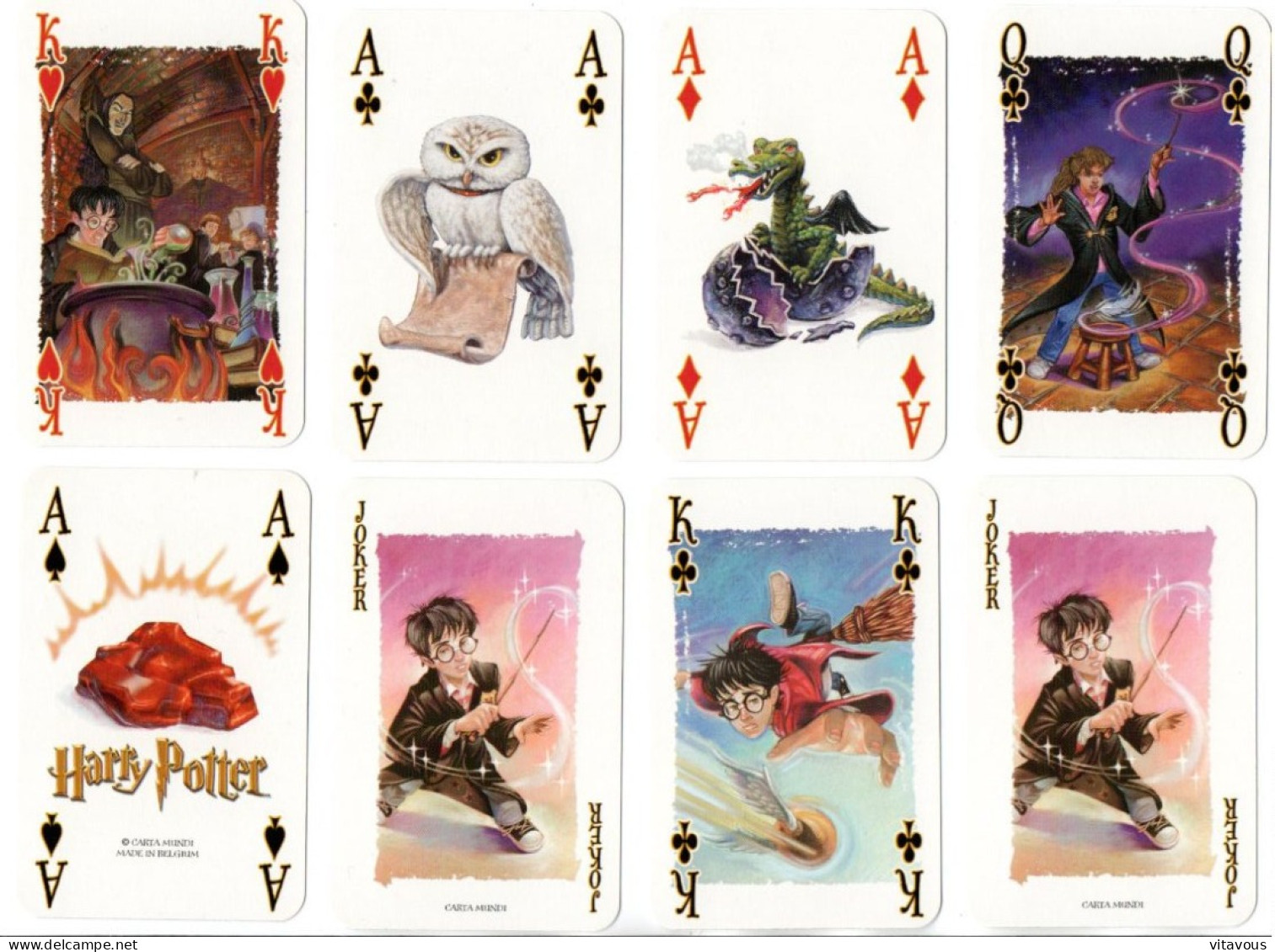 HARRY POTTER Jeu De 54 Cartes LUXE 2 JOKERS - Playing Cards - 54 Cartes