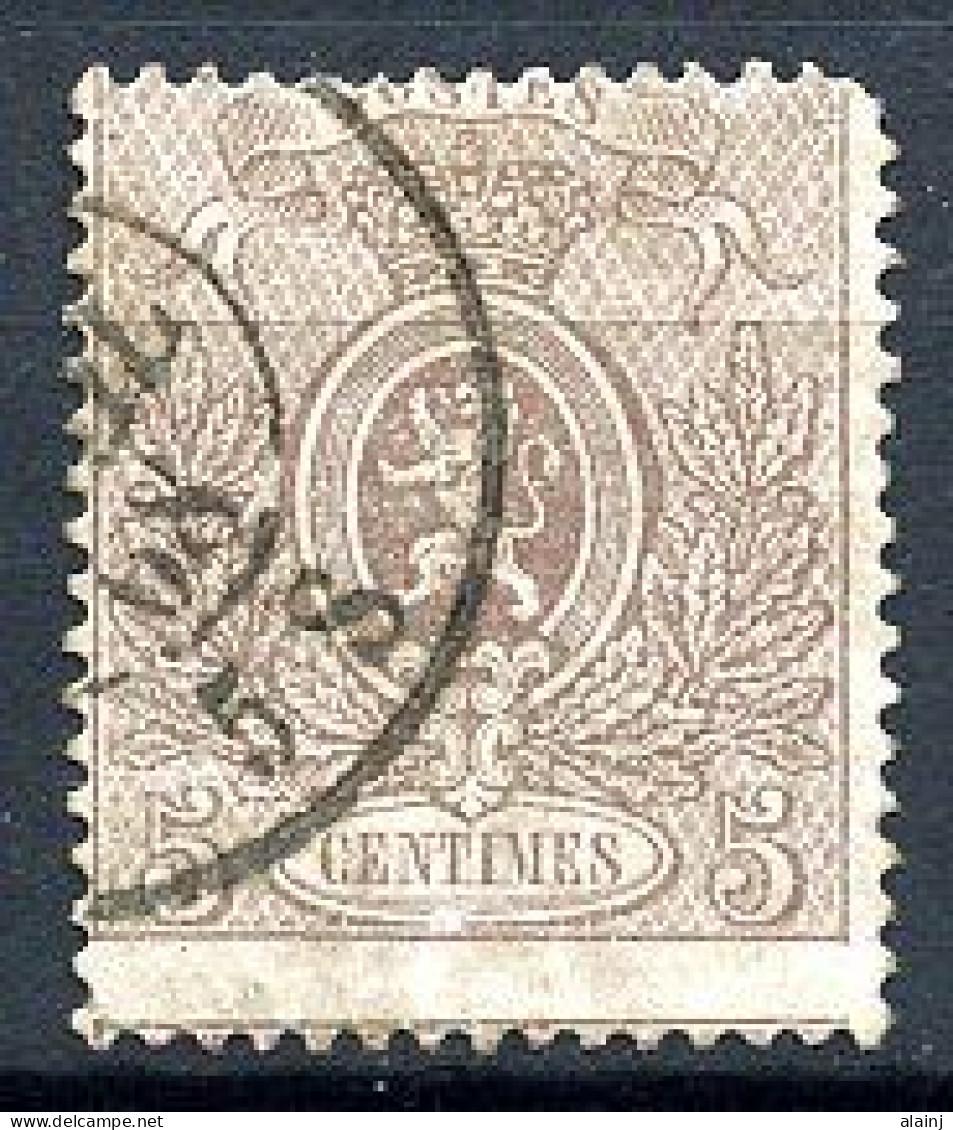 BE   25Aa   X   ---   Dent. 15  --  Belle Nuance Bistre-brun - 1866-1867 Petit Lion