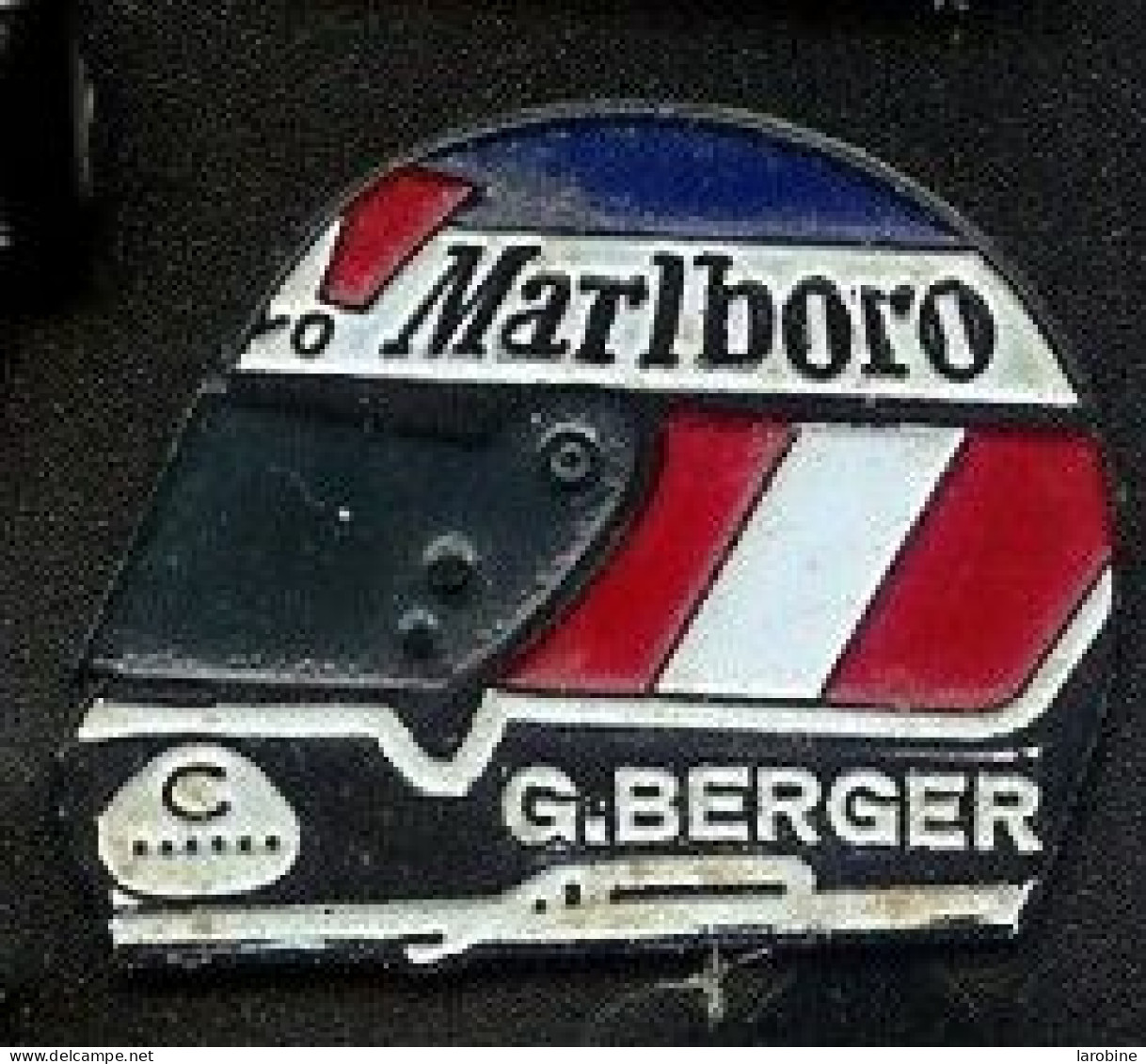 @@ Casque Grand Prix F1 BERGER Logo MARLBORO @@aut59 - F1