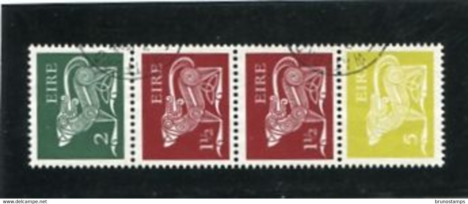 IRELAND/EIRE - 1974  STRIP  2p + 1 1/2p X 2 + 5p  WMK E  FINE USED - Used Stamps