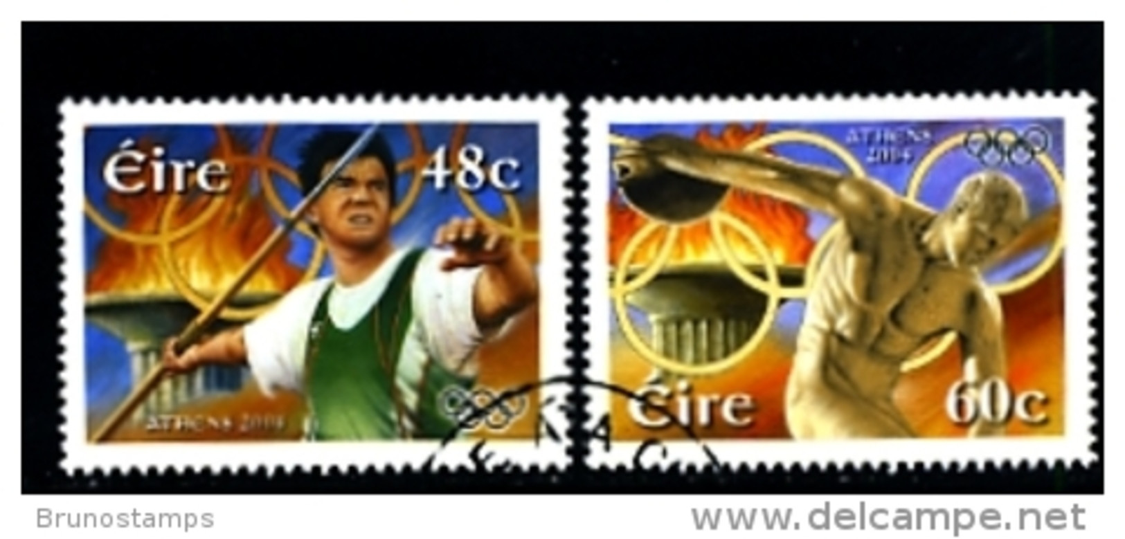 IRELAND/EIRE - 2004  OLYMPIC GAMES  SET  FINE USED - Oblitérés