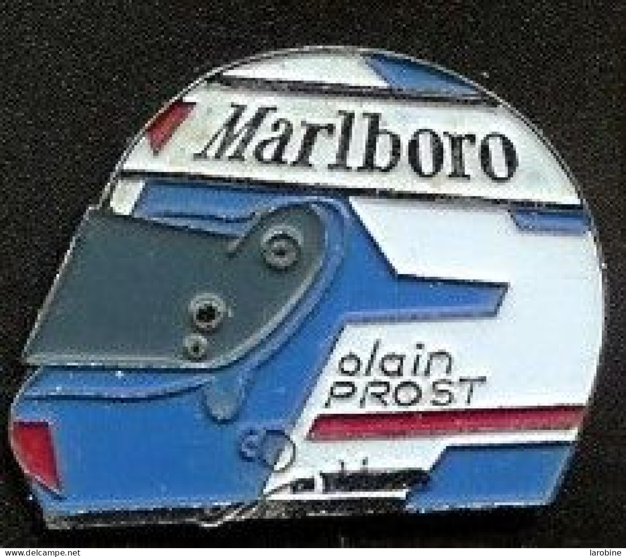 @@ Casque Grand Prix F1 ALAIN PROST Logo MARLBORO @@aut61 - F1