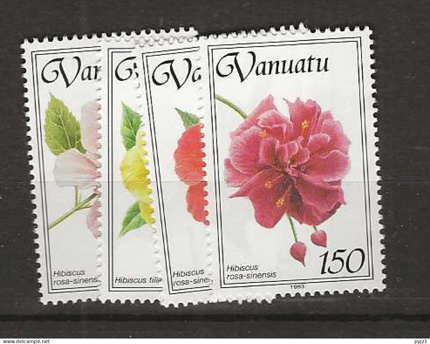 1993 MNH Vanuatu Mi 906-09 Postfris** - Vanuatu (1980-...)