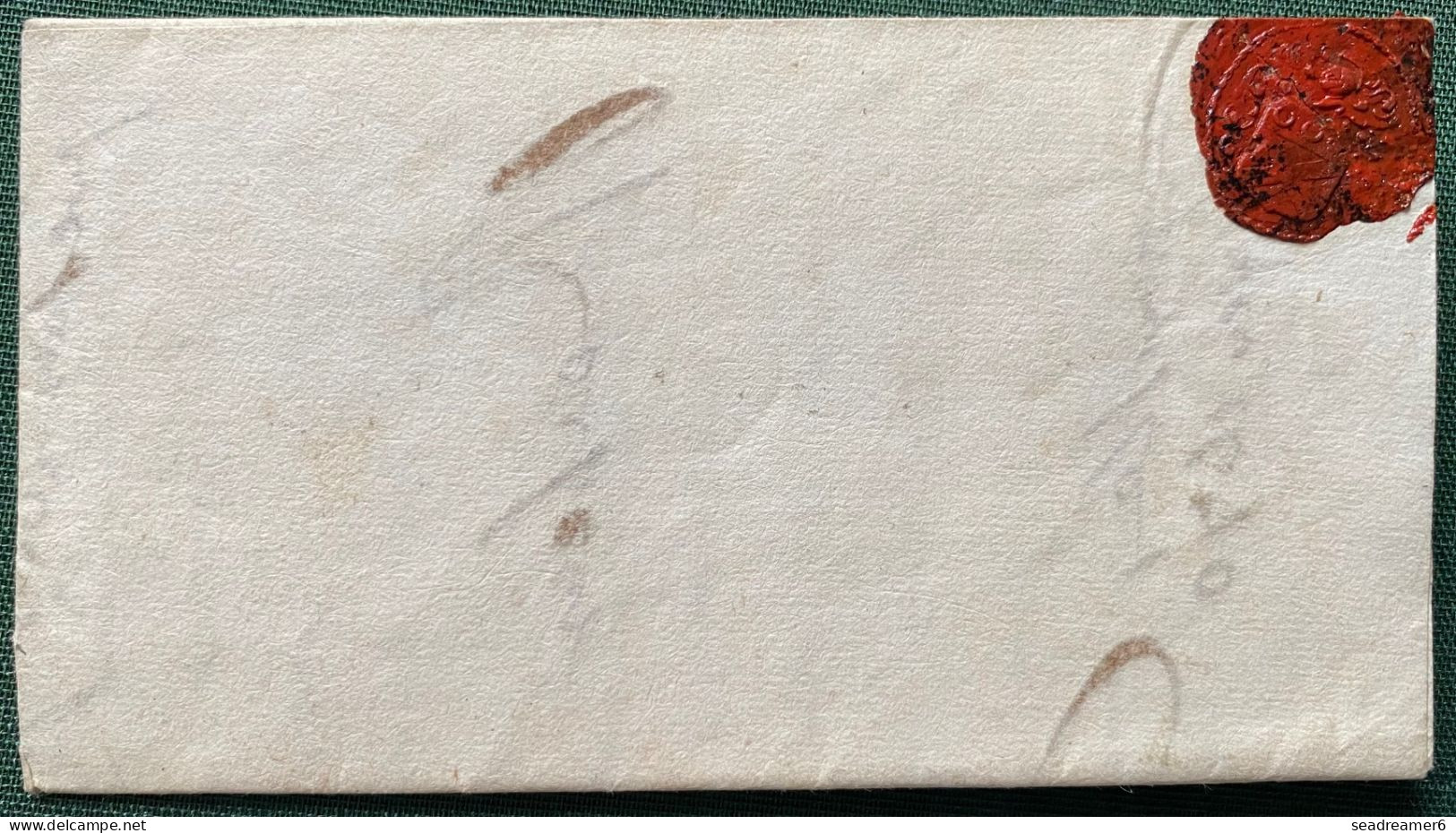 Lettre De PARIS 1er Janvier 1670 Marque Manuscrite " DAUPHINE "(semble Inconnue) Pour VIENNE Fermeture Cachet De Cire RR - ....-1700: Precursori