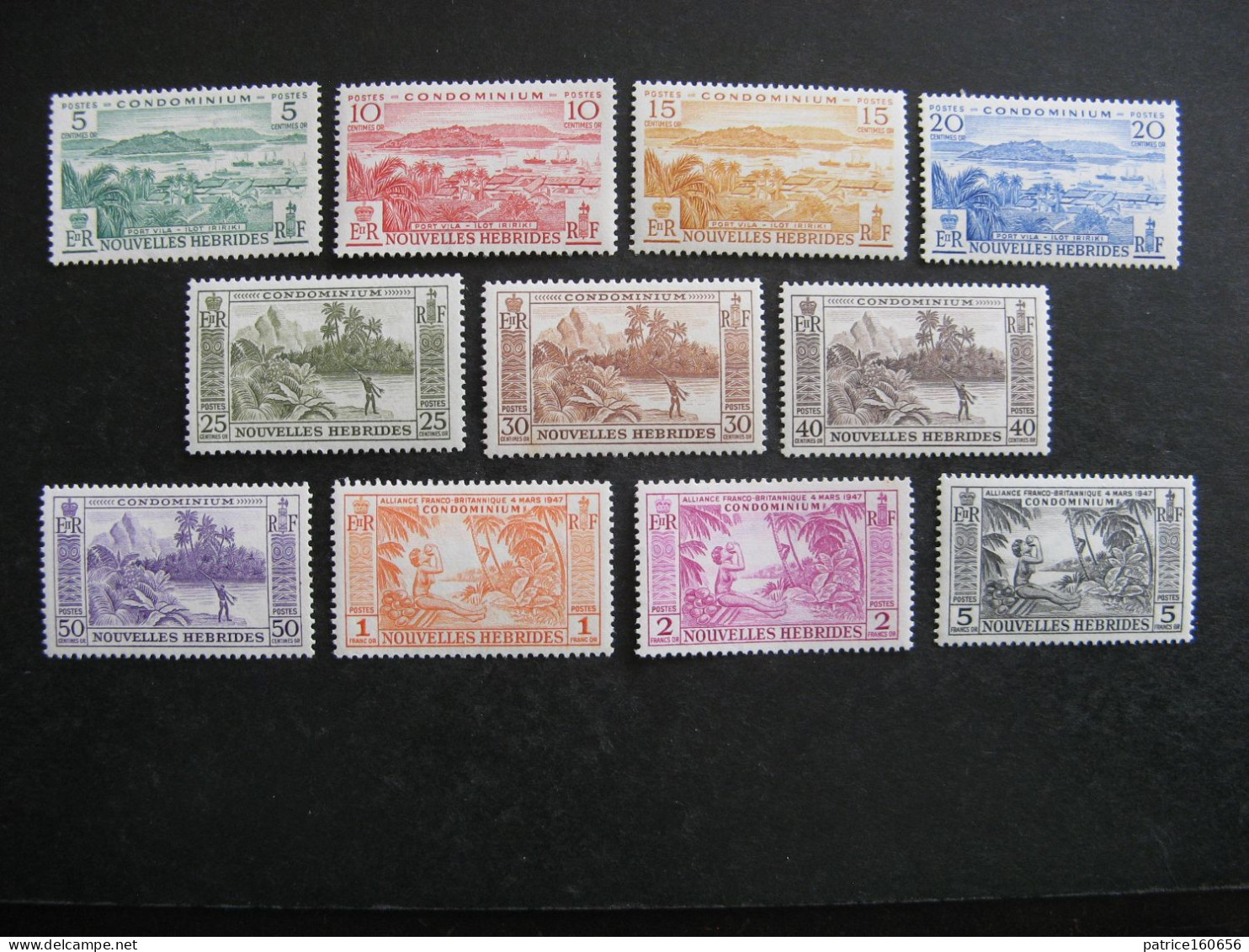 Nouvelles-Hébrides: Série N° 175 Au N° 185, Neufs XX. - Unused Stamps