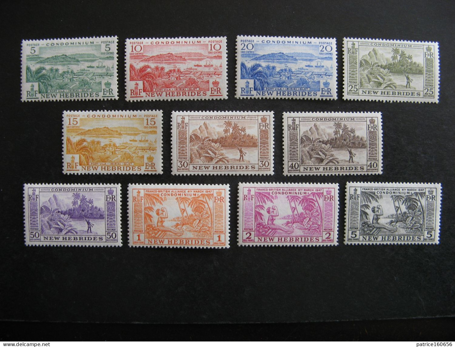 Nouvelles-Hébrides: TB Série N° 186 Au N° 196, Neufs XX. - Unused Stamps