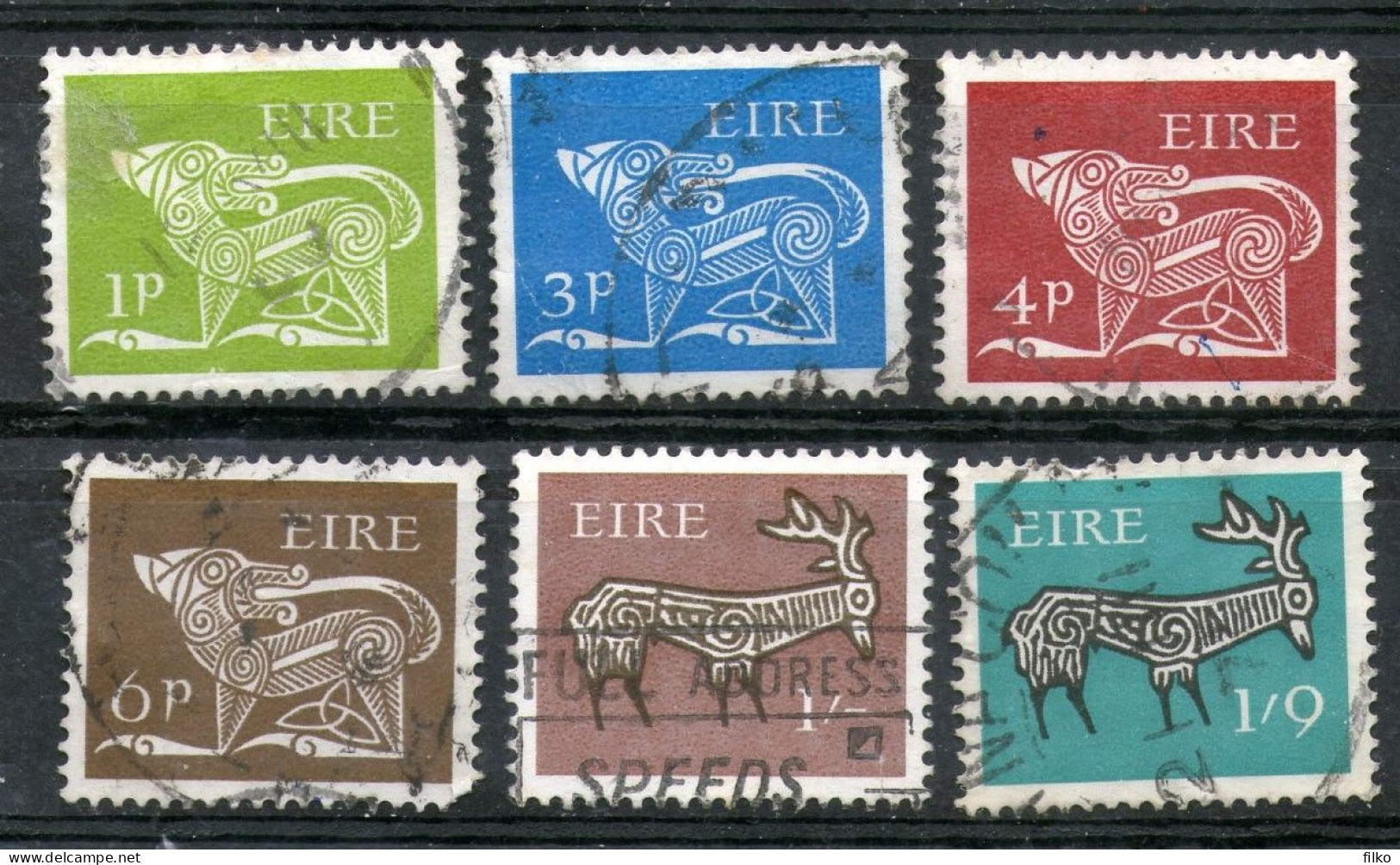 Ireland,1968,lot Of 6x Used As Scan - Gebraucht