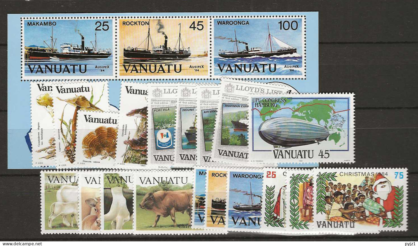 1984 MNH Vanuatu Year Collection Postfris** - Vanuatu (1980-...)