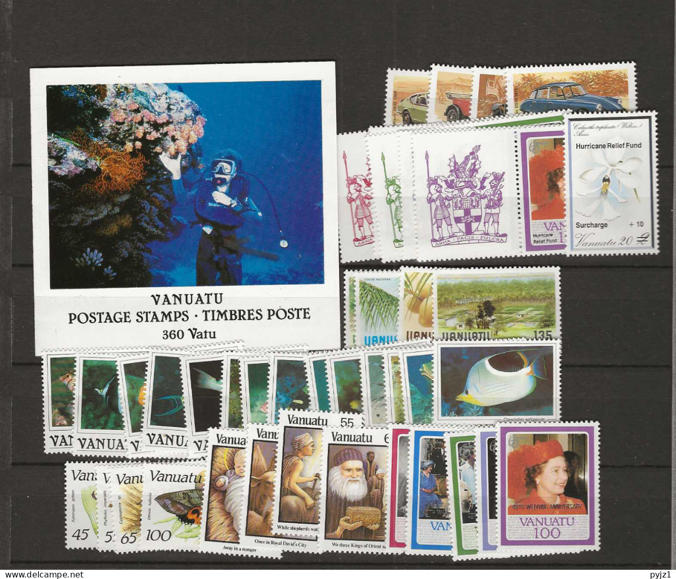 1987 MNH Vanuatu Year Collection Postfris** - Vanuatu (1980-...)