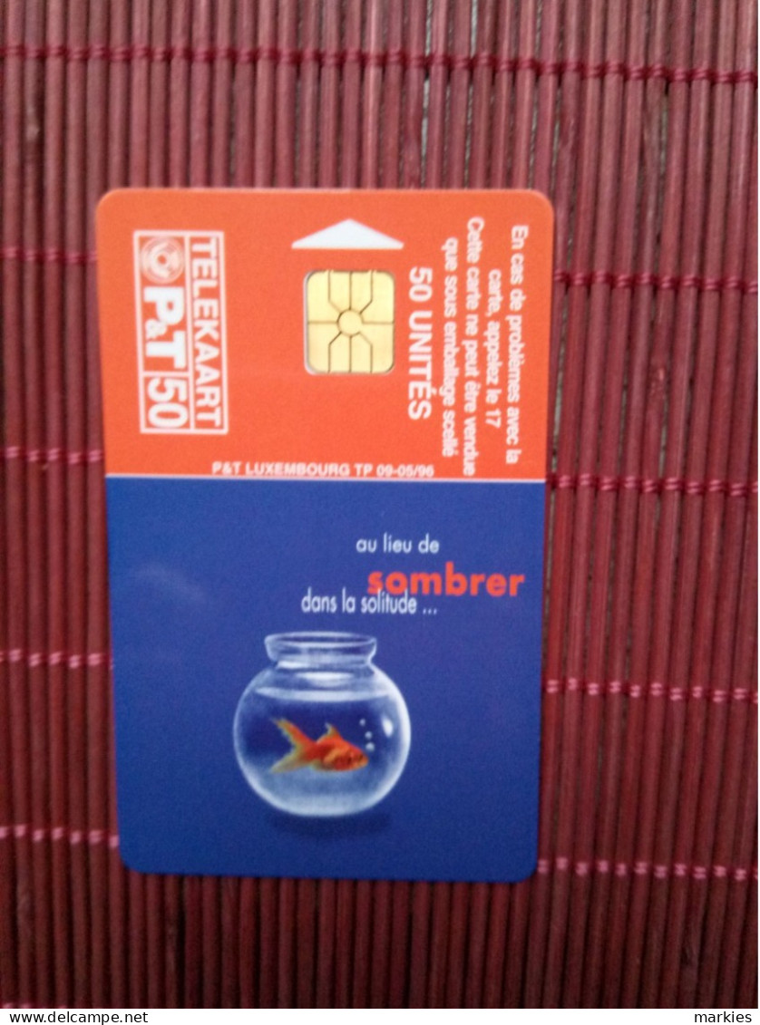 Phonecard Fish Luxuumburg Used - Luxemburgo