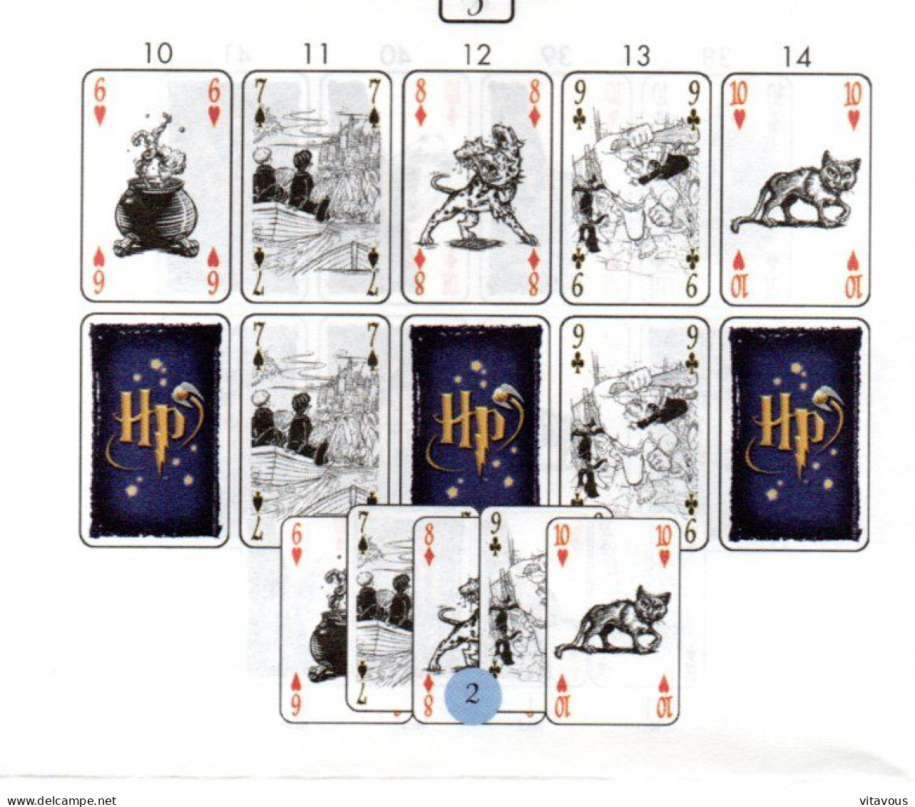 HARRY POTTER Jeu De 54 Cartes LUXE  - Playing Cards - 54 Cartas