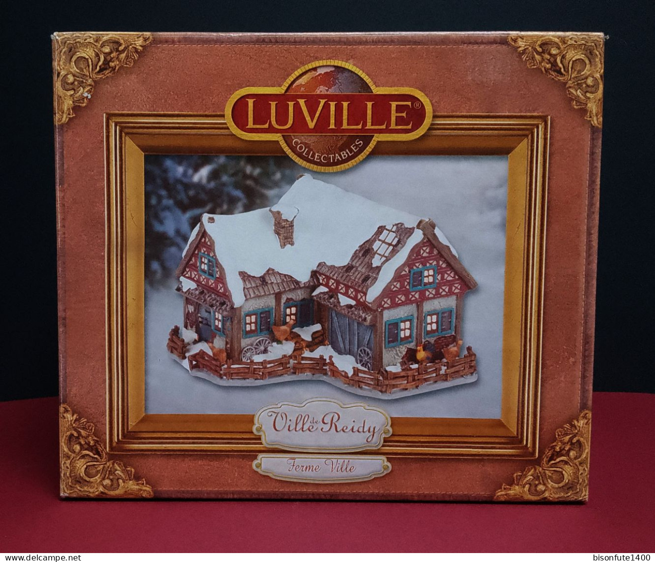 Collection LUVILLE : Sujet de décoration pour créer un décor de Noël au pied du sapin ( Voir photos et descriptif )